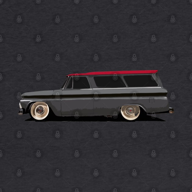 1965 Chevy Suburban Carryall - stylized by mal_photography